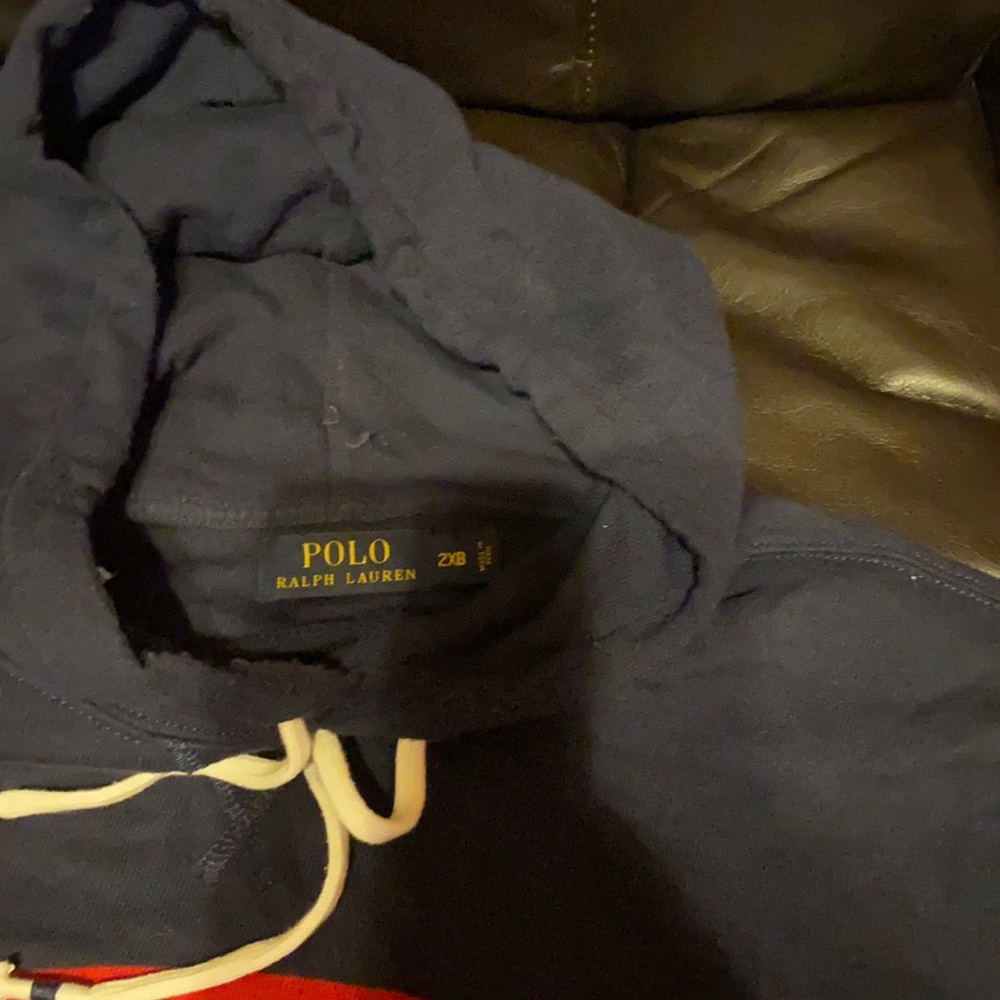 Ralph Lauren polo hoodie size 2XL no tags practically new in good condition